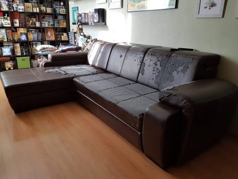 замена обивки дивана