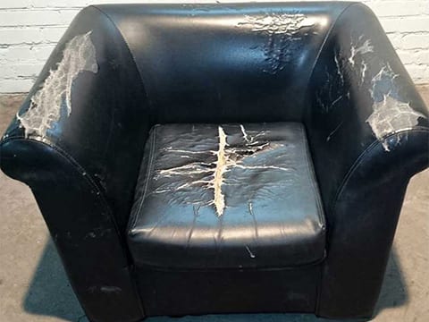 перетяжка кресла